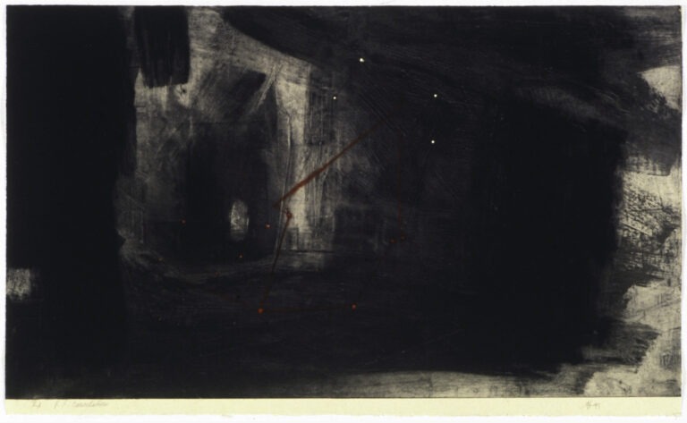 jT. RR constellation, estampe, ed 10. 58 x 76 cm