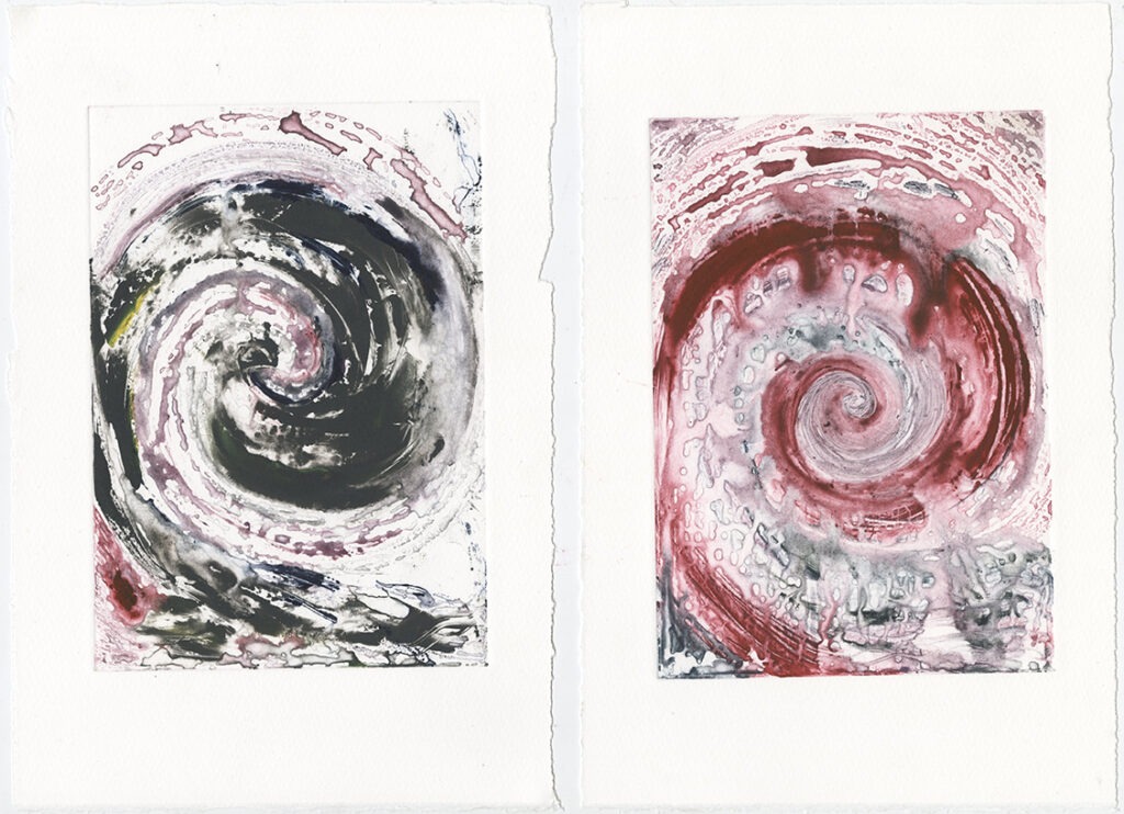 Maria Trujillo 2022 monotype encre AW_eau